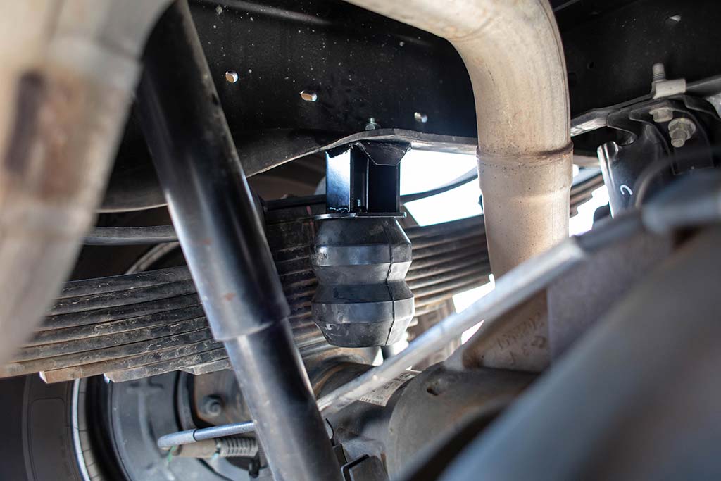 Air ride suspension for towing Timbren