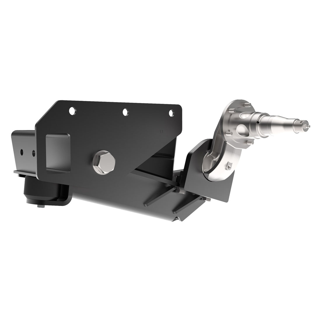 3500 lb HD Axle-Less Trailer Suspension w/ 4” Drop & Long Spindles