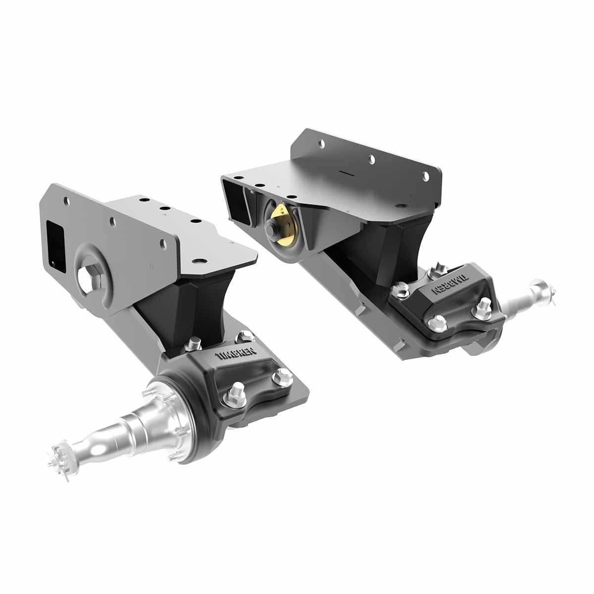 Heavy Duty 5200 lb Axle-Less Trailer Suspension w/ 4” Lift 