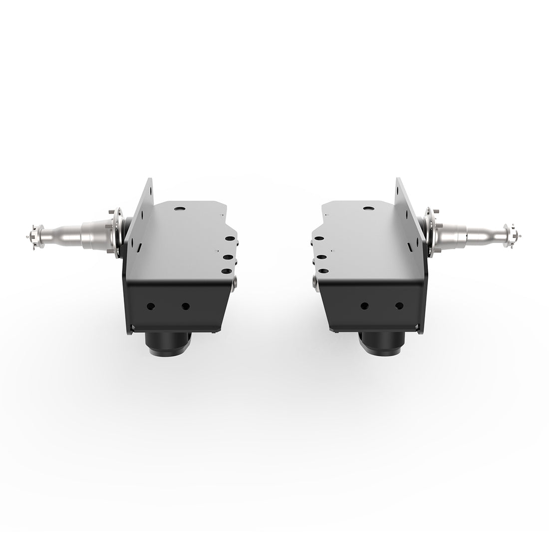 5200 lb HD Axle-Less Trailer Suspension w/ Long Straight Spindle & Brake Flange