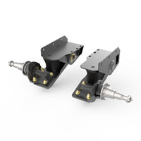 5200 lb HD Axle-Less Trailer Suspension w/ Long Straight Spindle & Brake Flange