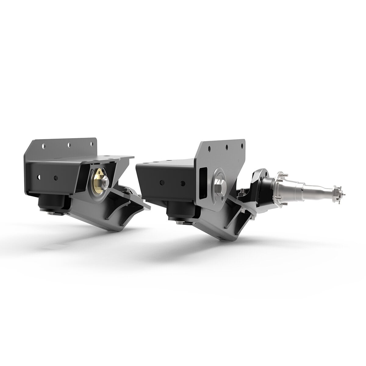 7000 lb HD Axle-Less Trailer Suspension w/ Long Spindles and