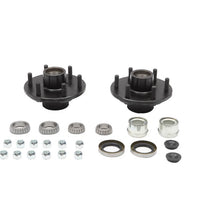 3500 lb axle wheel end kit, idler hubs, both sides, 6 studs on 5.5", 1/2" dia