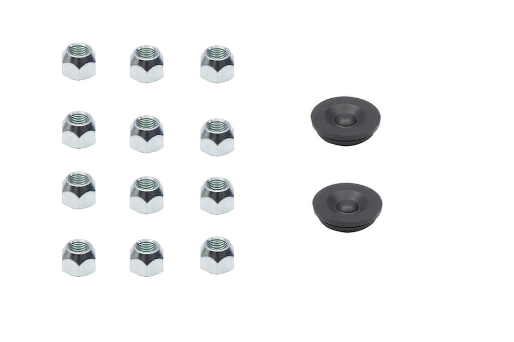 3500 lb axle wheel end kit, idler hubs, both sides, 6 studs on 5.5", 1/2" dia