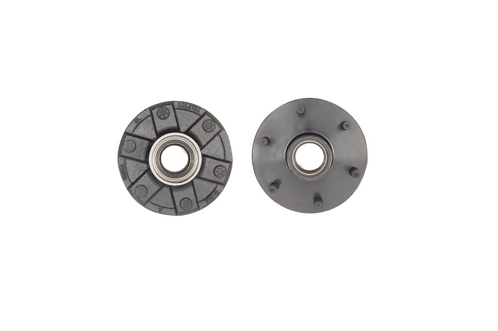 3500 lb axle wheel end kit, idler hubs, both sides, 6 studs on 5.5", 1/2" dia