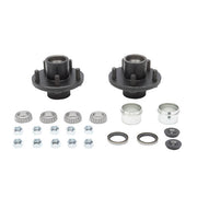 2500 lb axle wheel end kit, idler hubs, both sides, 5 studs on 45", 1/2" dia
