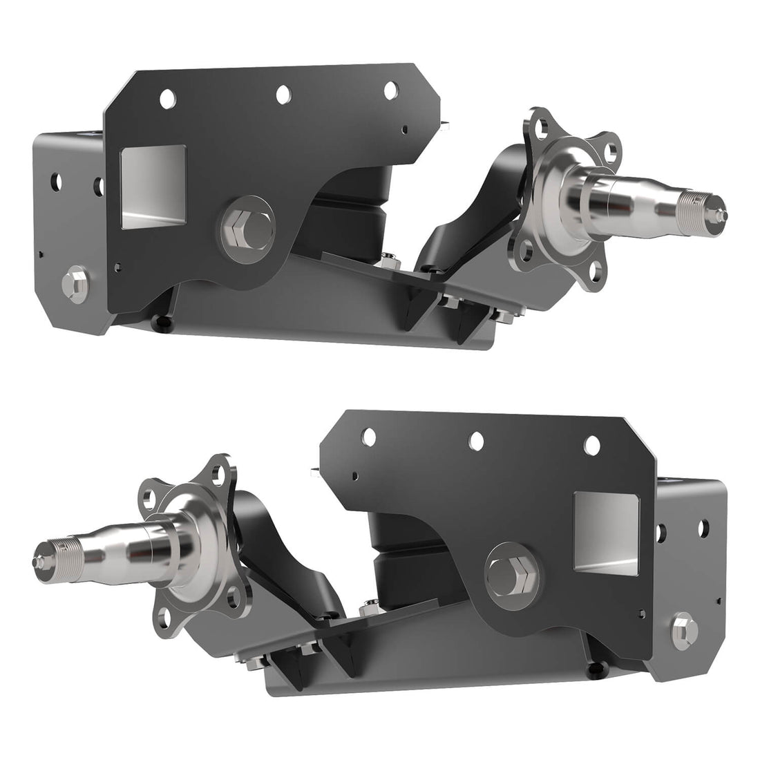 1200 lb Axle-Less Trailer Suspension w/ Brake Flange
