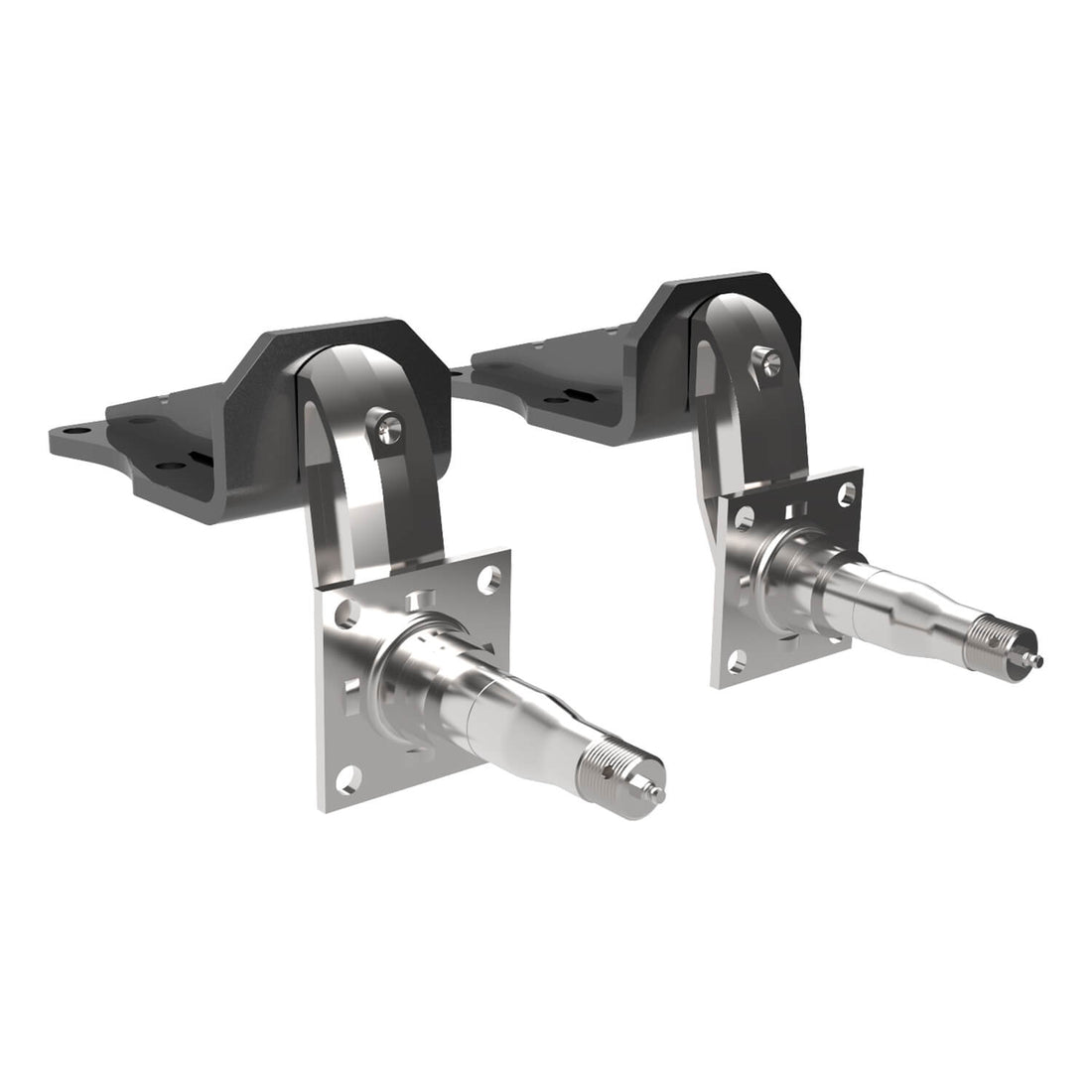 1 Tonne HD Axle-Less Trailer Suspension w/ 4” Lift & Long Spindles