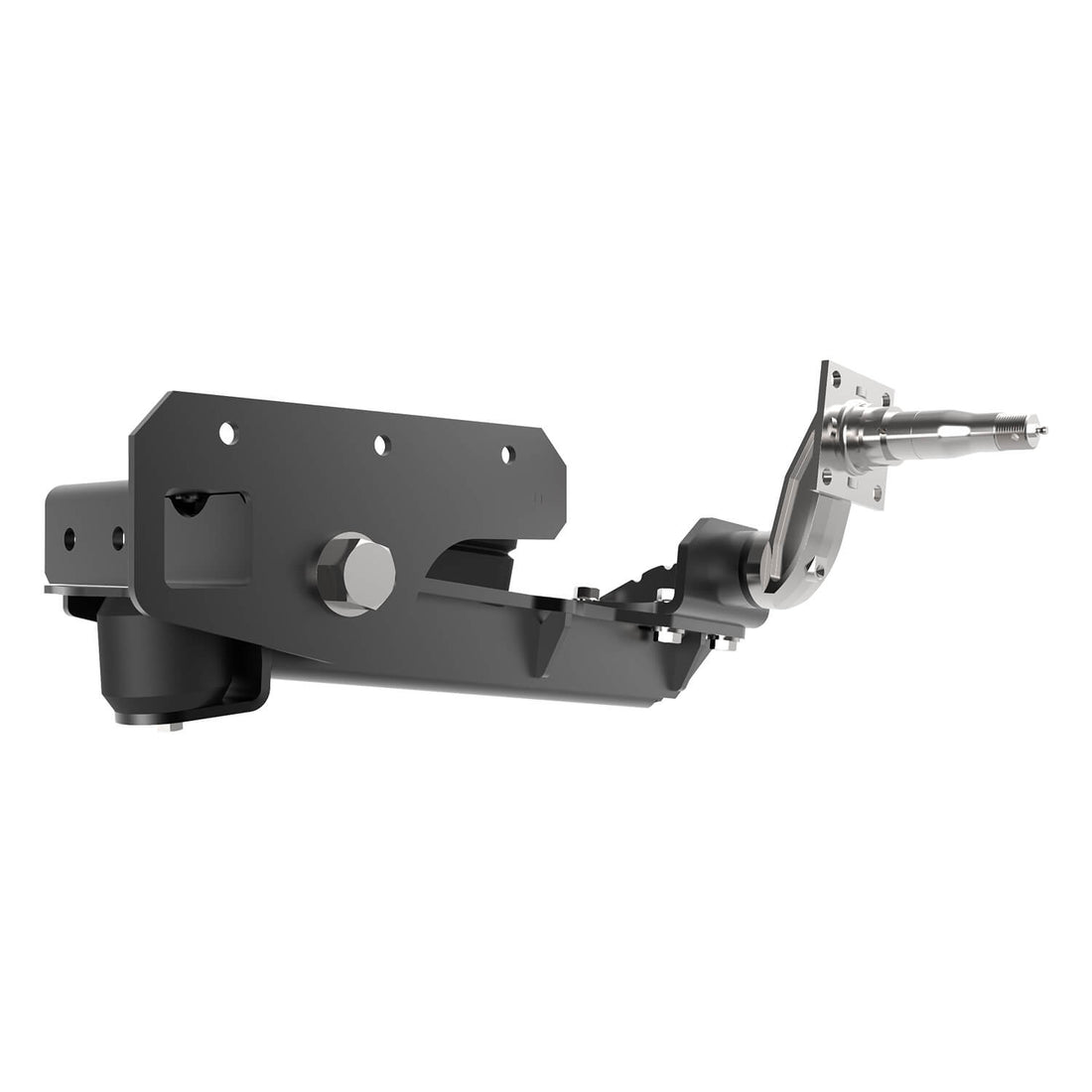 1 Tonne HD Axle-Less Trailer Suspension w/ 4” Drop & Long Spindles