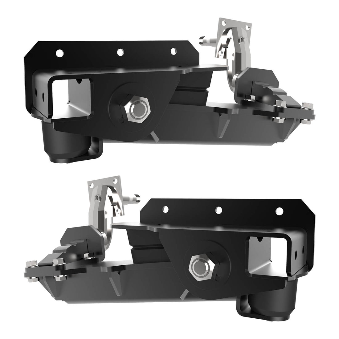 1 Tonne HD Axle-Less Trailer Suspension w/ 4” Drop & Long Spindles