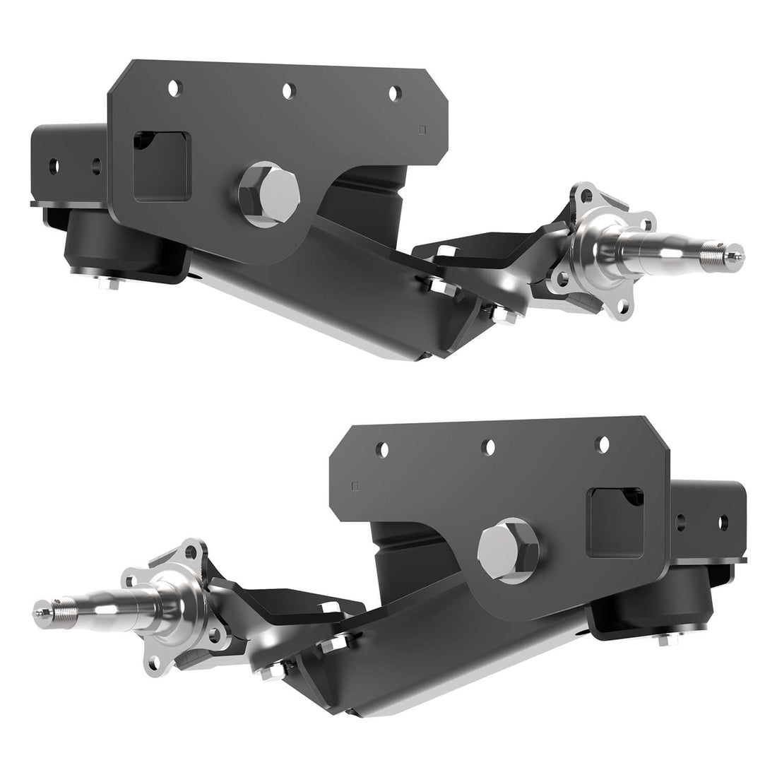 2000 lb HD Axle-Less Trailer Suspension w/ Long Spindles