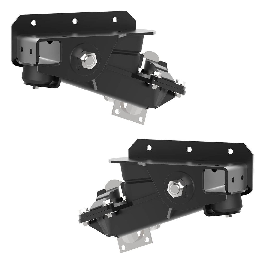 2000 lb HD Axle-Less Trailer Suspension w/ 4” Lift