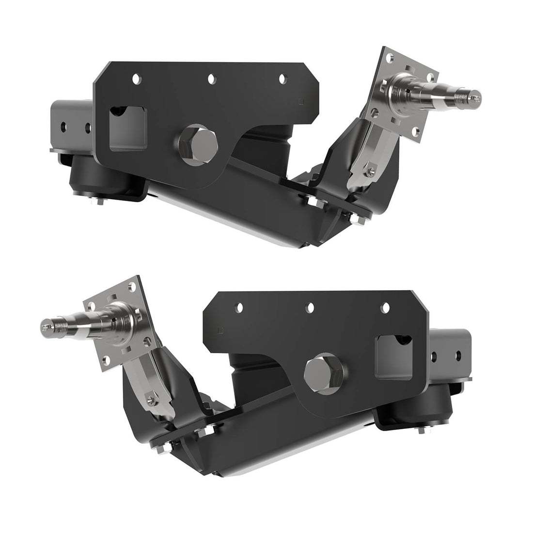 2000 lb HD Axle-Less Trailer Suspension w/ 4” Drop