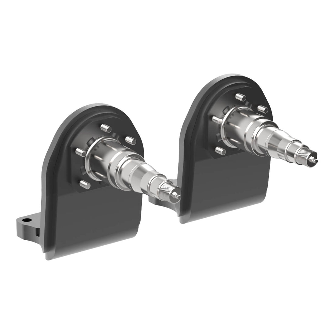 3500 lb HD Axle-Less Trailer Suspension w/ 4” Drop