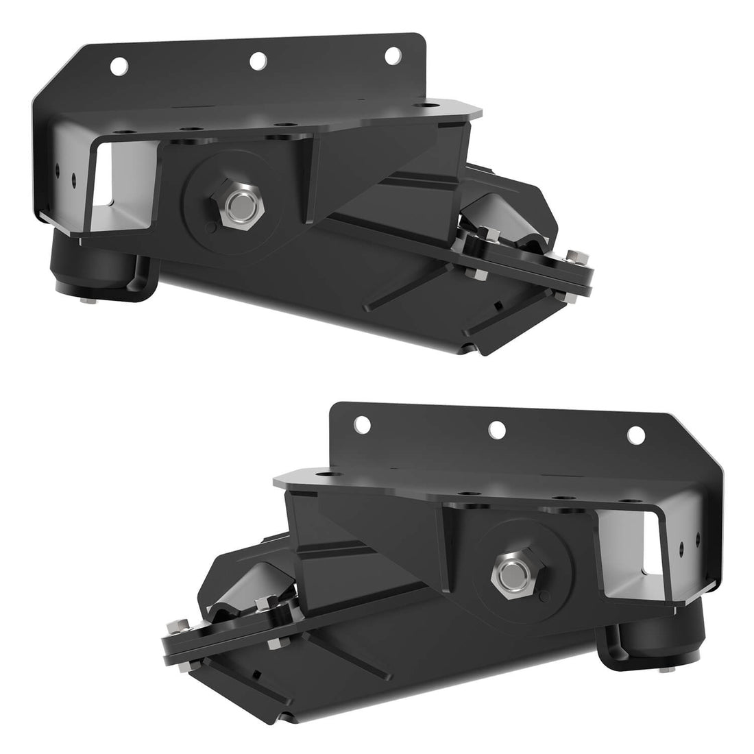 3500 lb HD Axle-Less Trailer Suspension w/ 2” Lift & Long Spindles
