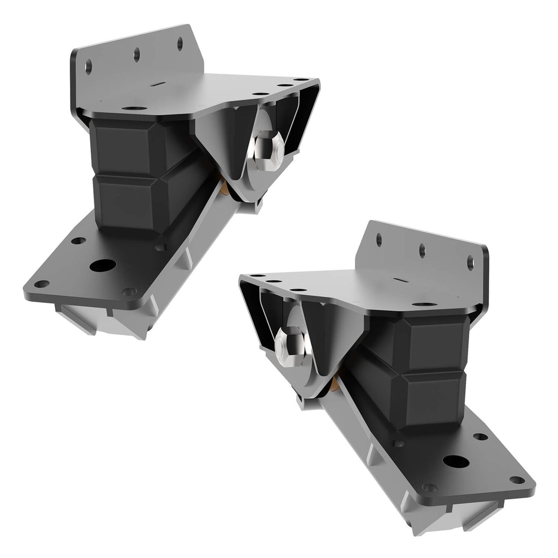 3500 lb HD Axle-Less Trailer Suspension w/ 2” Lift & Long Spindles