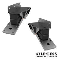 3500 lb HD Axle-Less Trailer Suspension w/ 2” Lift