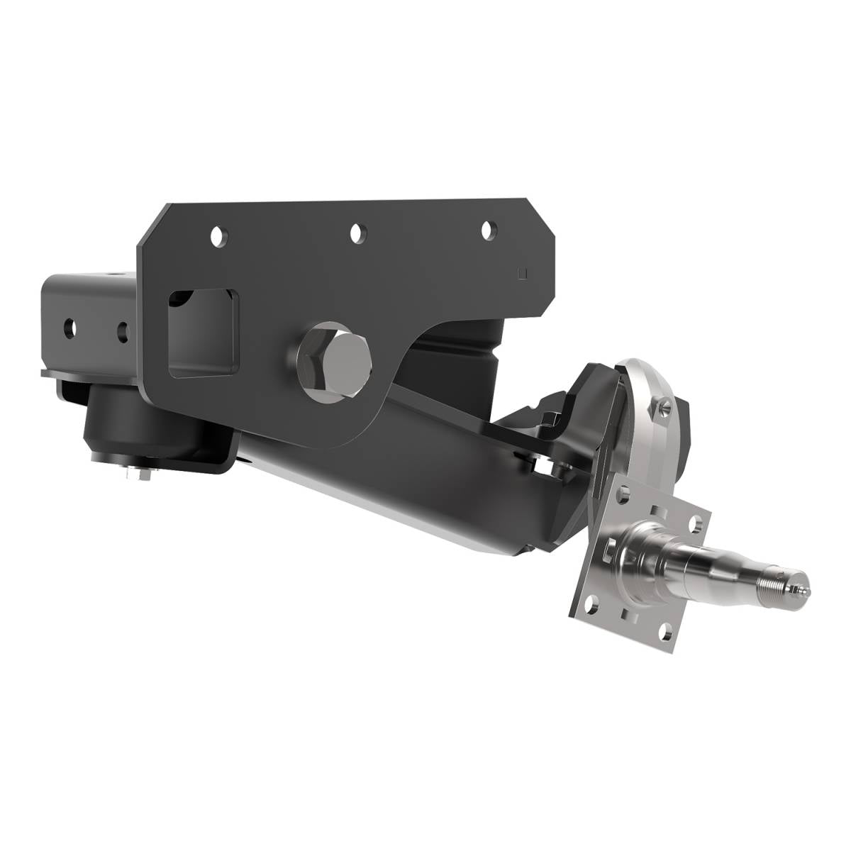 How does the AxleLess trailer suspension compare with conventional ax