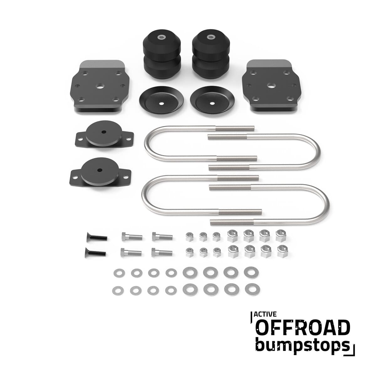 Active Off Road Bumpstops W U Bolt Flip Kit For 2015 Present Chevy Co   ABSGMFK 