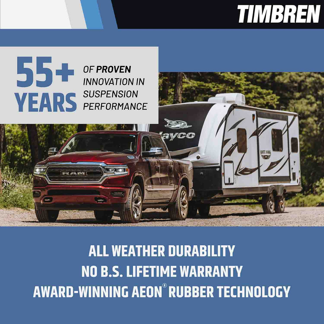 2009-Present RAM 1500 Crew Cab & Quad Cab Timbren SES Suspension Enhancement System - Rear Kit