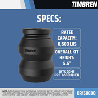 2009-Present RAM 1500 Crew Cab & Quad Cab Timbren SES Suspension Enhancement System - Rear Kit