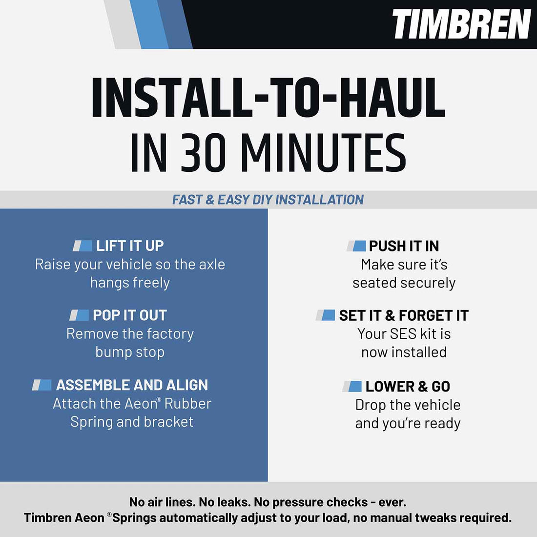 2009-Present RAM 1500 Crew Cab & Quad Cab Timbren SES Suspension Enhancement System - Rear Kit