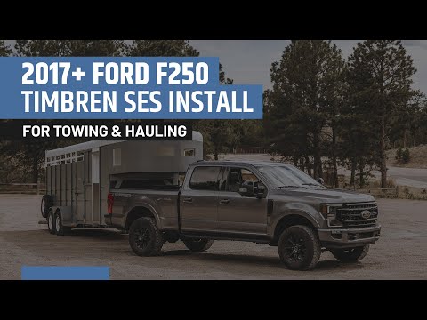 2017-Present Ford F-250 Super Duty Timbren SES Suspension Enhancement System SKU# FR250SDJ - Rear Kit