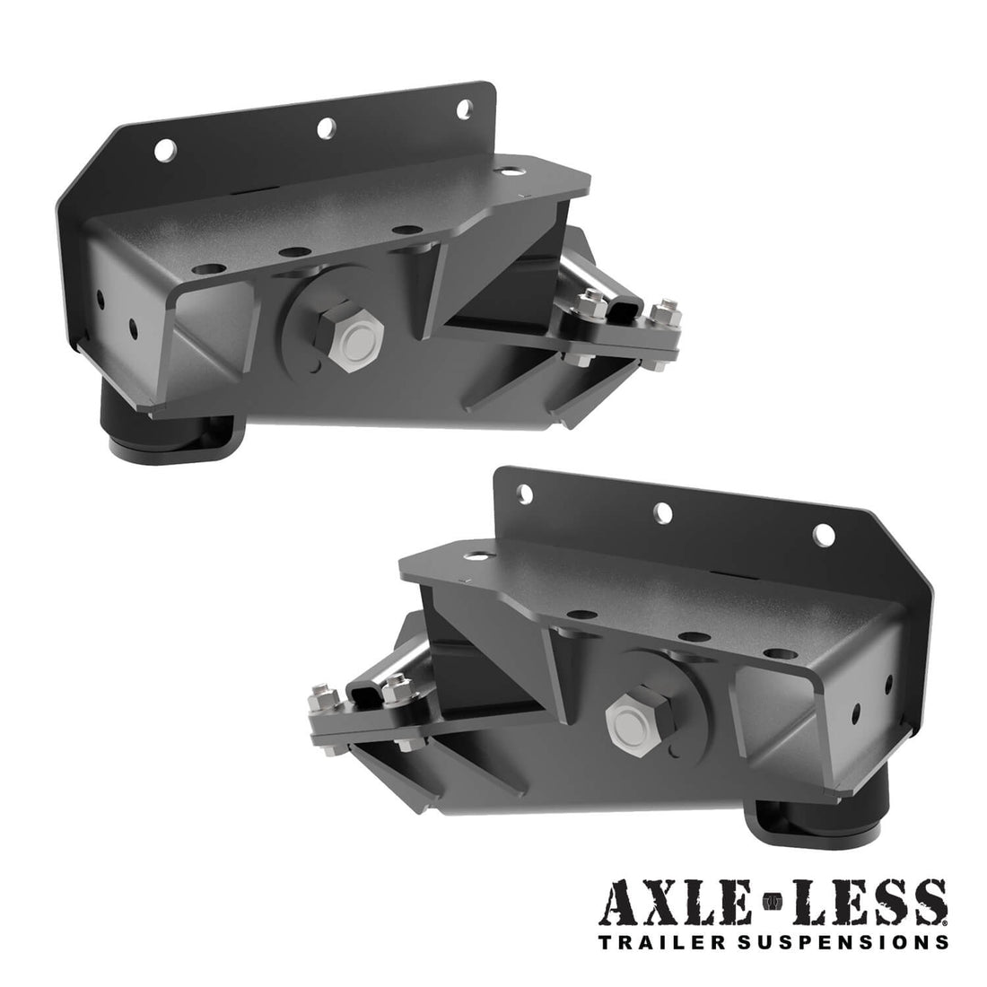 3500 lb HD Axle-Less Trailer Suspension w/ 2” Lift
